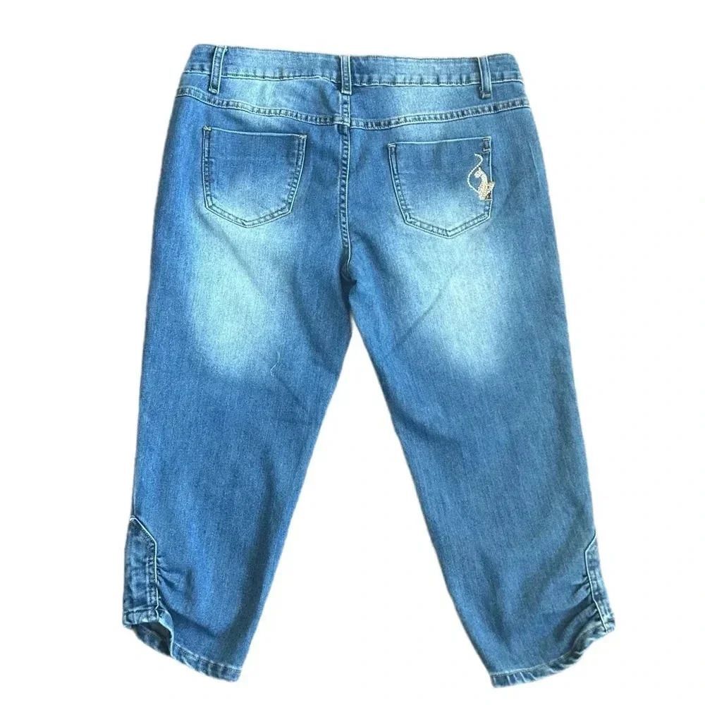 Baby Phat Y2K Capri Blue Jean Pants 15